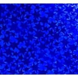 Karton holograficzny niebieski gwiazdy 25x35cm ark