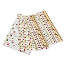 Karton 300g motywy świąteczne 24x34cm 3ark MIX - 1