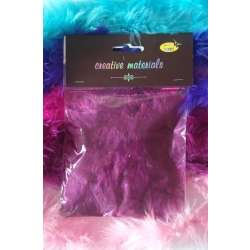 Girlanda z piór bordowa 2m