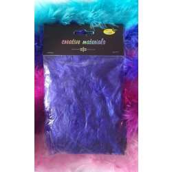 Girlanda z piór fioletowa 2m