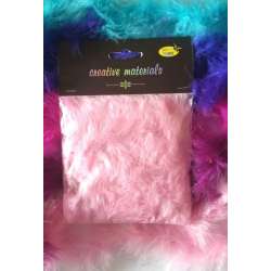 Girlanda z piór jasne różowa 2m