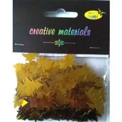 Elementy z folii choinki złote 15g - 1