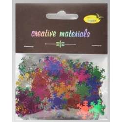 Elementy z folii śnieżynki 15g