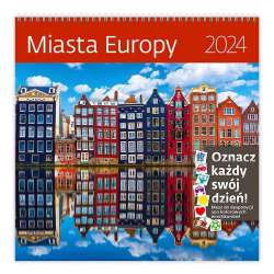 Kalendarz 2024 30x30 Miasta Europy HELMA