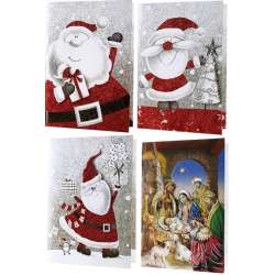 Kartka A5 grająca 3D Boże Narodzenie MIX AVANTI