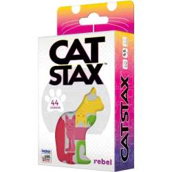 Cat Stax edycja polska gra układanka REBEL (5902650612457) - 1