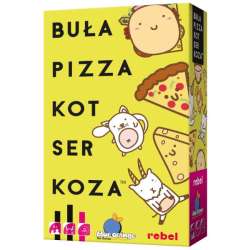Gra imprezowa Buła, Pizza, Kot, Ser, Koza Rebel (REBEL 5902650614819)