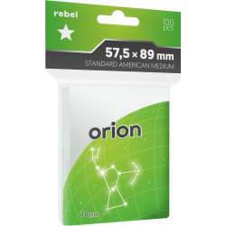 Koszulki na karty 57,5x89mm Orion 100szt REBEL - 1