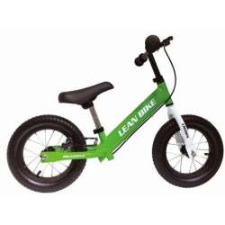 Rower biegowy z pompowanymi kołami zielony - 1