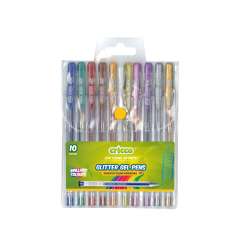 Długopisy żelowe brokatowe 10 kolorów CRICCO - 1