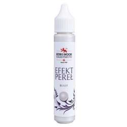 Pisak z efektem perłowym biały 30ml - 1