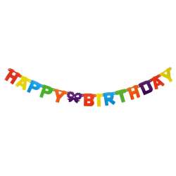 Girlanda kolorowa Happy Birthday - 1