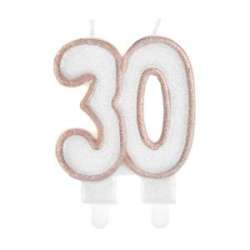 Świeczka jubileuszowa 30