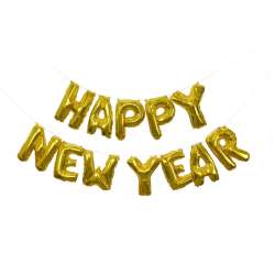 Balony foliowe napis Happy New Year