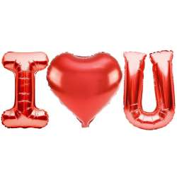 Balon foliowy napis I love You - 1