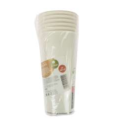 Kubki papierowe białe 500ml 6szt - 1