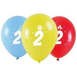 Balony z nadrukiem 2 28cm 3szt - 1