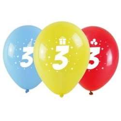 Balony z nadrukiem 3 28cm 3szt - 1