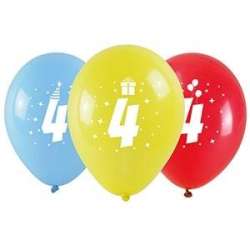 Balony z nadrukiem 4 28cm 3szt - 1