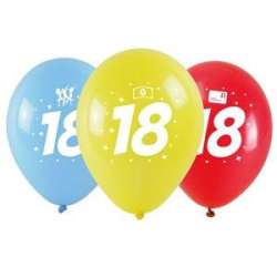Balony okazjonalne z nadrukiem 18 28cm 3szt - 1