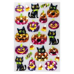 Naklejki metalizowane halloweenowe - 1
