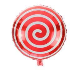 Balon foliowy lizak czerwony