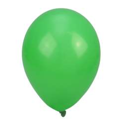 Balony pastelowe jednokolorowe zielone 24cm 10szt - 1