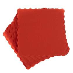Serwetki gastronomiczne czerwone 15x15cm 120szt - 1