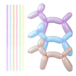 Balony do modelowania pastel makaroniki 15szt