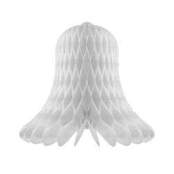 Dekoracja wisząca Dzwonek srebrna 20cm - 1