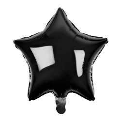 Balon foliowy Gwiazda czarna 48cm (HS-G19CN) - 1