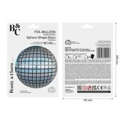 Balon foliowy B&C Kula disco AA 40cm