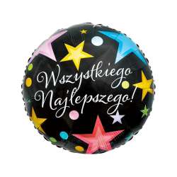 Balon foliowy Wszystkiego Najlepszego 46 cm (FG-ODWN)