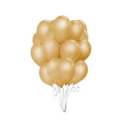 Balony Beauty&Charm metaliczne złote 30cm 50szt