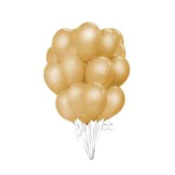 Balony Beauty&Charm metaliczne złote 30cm 50szt - 1