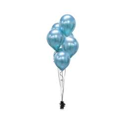 Balony Beauty&Charm platynowe niebieskie 12"/50szt (CB-LNI5) - 1