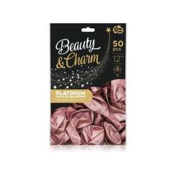 Balony Beauty&Charm platynowe różowe 12"/50szt (CB-LRO5) - 1