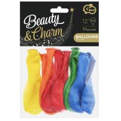 Balony Beauty&Charm pastelowe MIX 30cm 10szt (CB-1PMX) - 1