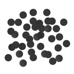 Konfetti foliowe B&C Kółeczka 2cm 250g czarne