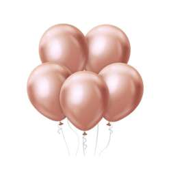 Balony Beauty&Charm, platynowe różowo-złote 12"/ 50 szt. (CB-LRZ5) - 1