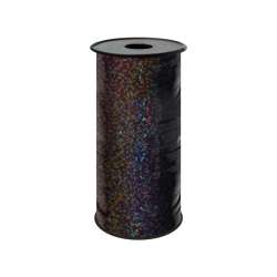 Tasiemka holograficzna czarna 92m
