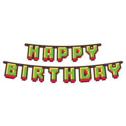 Girlanda papierowa Happy Birthday 160cm (PF-GPGO)