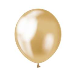 Balony Beauty&Charm platynowe złote 30cm 5szt