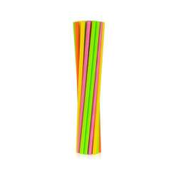 Rurki papierowe fluor mix 6x197mm 250szt - 1
