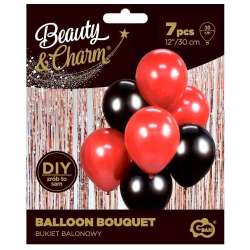 Bukiet balonowy Beauty&Charm czerwono-.. 30cm 7szt (BB-CCZ7)