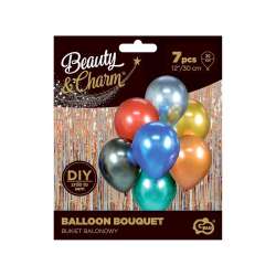 Bukiet balonowy Beauty&Charm MIX 30cm 7szt (BB-MIX7) - 1
