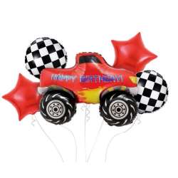 Balony foliowe zestaw Monster Truck 5szt (BZ-HTRK) - 1