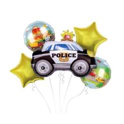Balony foliowe zestaw Policja 5szt (BZ-HPOL) - 1