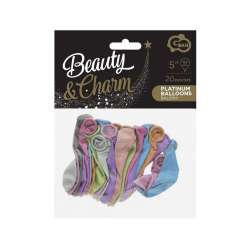 Balony Beauty&Charm platynowe 20szt - 1