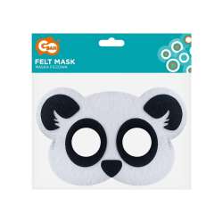 Maska filcowa panda 19x12cm